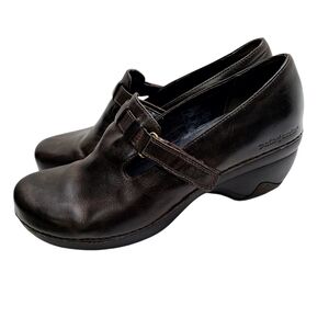 Patagonia Women's Brown Leather Clog Shoes Size 10 Gorpcore Outdoor